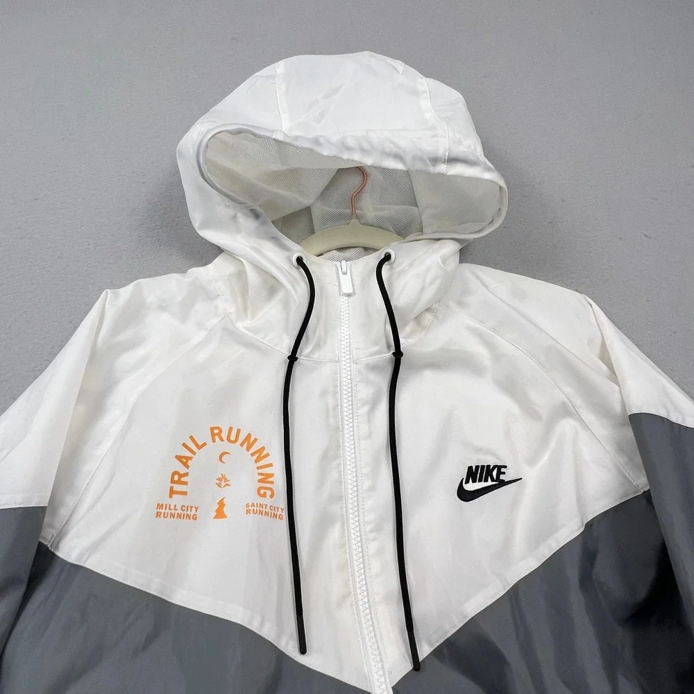Nike Windrunner Jacket Mens Large Trail Running Windbreaker Mill City St City